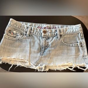 Abercrombie & Fitch Jean Mini Skirt